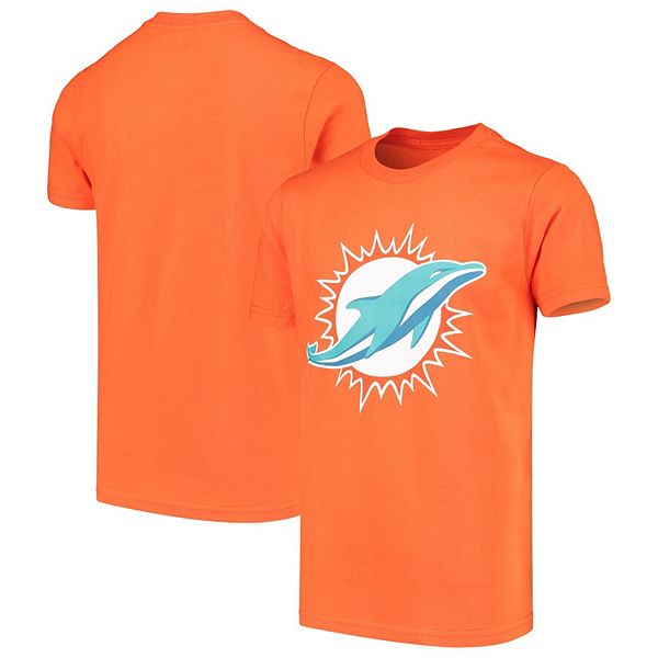 Youth Aqua Miami Dolphins Logo T-Shirt