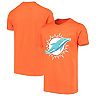 Youth Orange Miami Dolphins Team Primary Logo T-Shirt