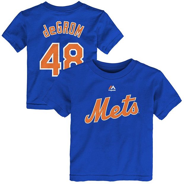 Toddler Jacob deGrom Royal New York Mets Name & Number T-Shirt