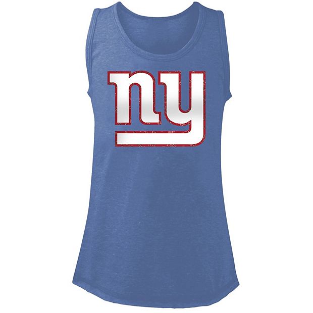 New Era Women's New York Giants Tri-Blend Royal T-Shirt