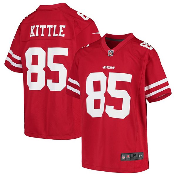 Men's Nike George Kittle Scarlet San Francisco 49ers Player Game Jersey