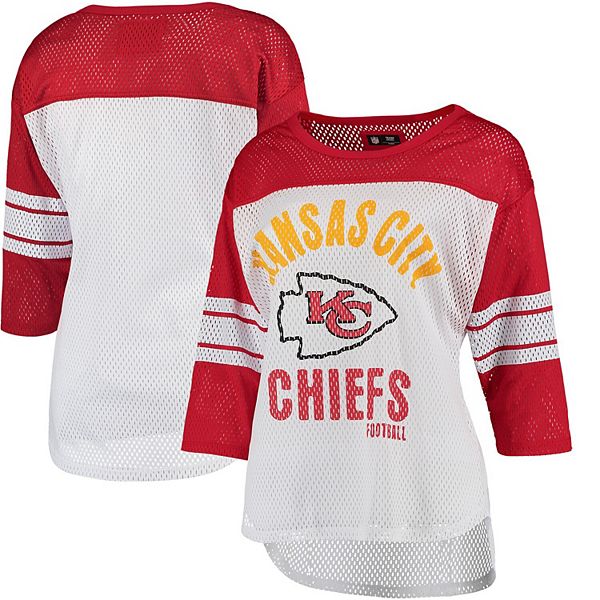 Women's G-III 4Her by Carl Banks White/Red Kansas City Chiefs First ...