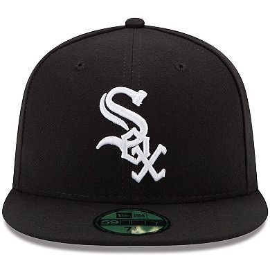 Men's New Era Black Chicago White Sox Game Authentic Collection On-Field 59FIFTY Fitted Hat