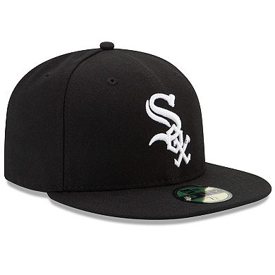 Men's New Era Black Chicago White Sox Game Authentic Collection On-Field 59FIFTY Fitted Hat