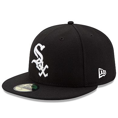 Men's New Era Black Chicago White Sox Game Authentic Collection On-Field 59FIFTY Fitted Hat