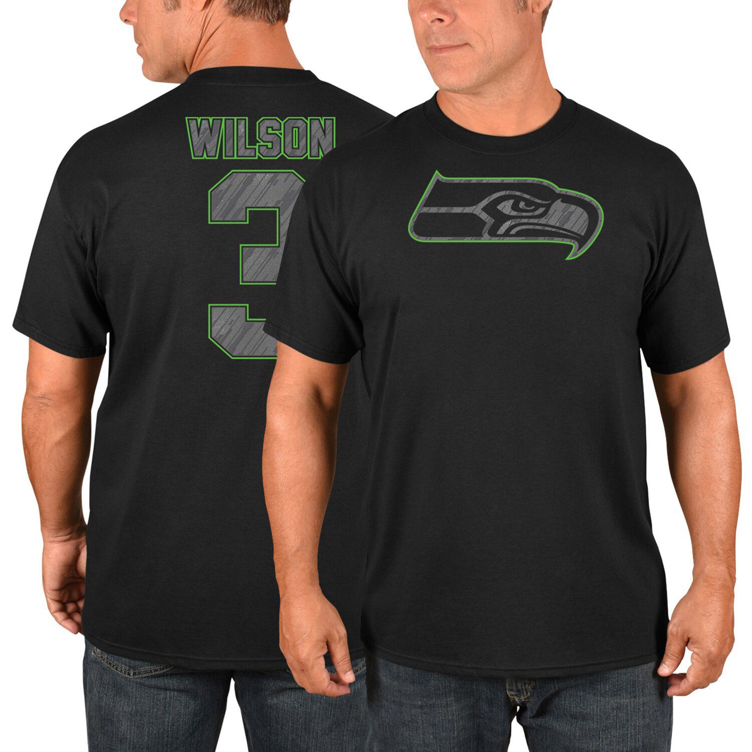 black seahawks shirt