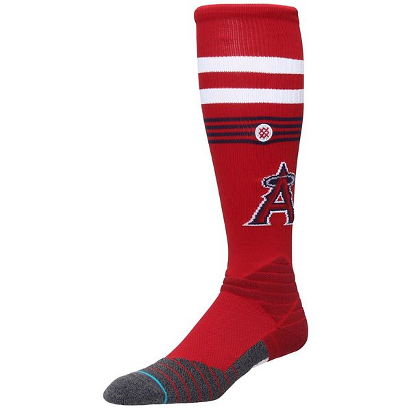 Men's Stance Red Los Angeles Angels Diamond Pro OTC Socks