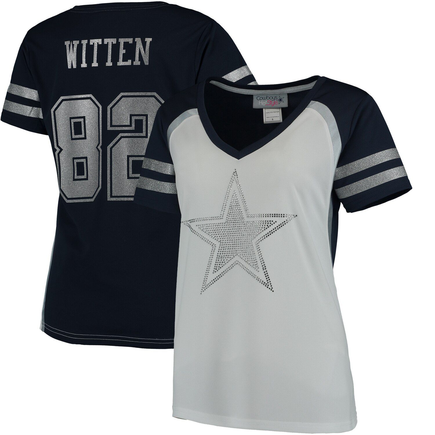 Women's Jason Witten White/Navy Dallas 