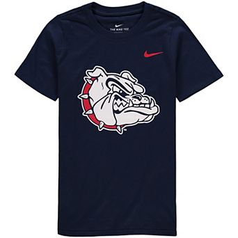 Youth Nike Navy Gonzaga Bulldogs Logo T-Shirt