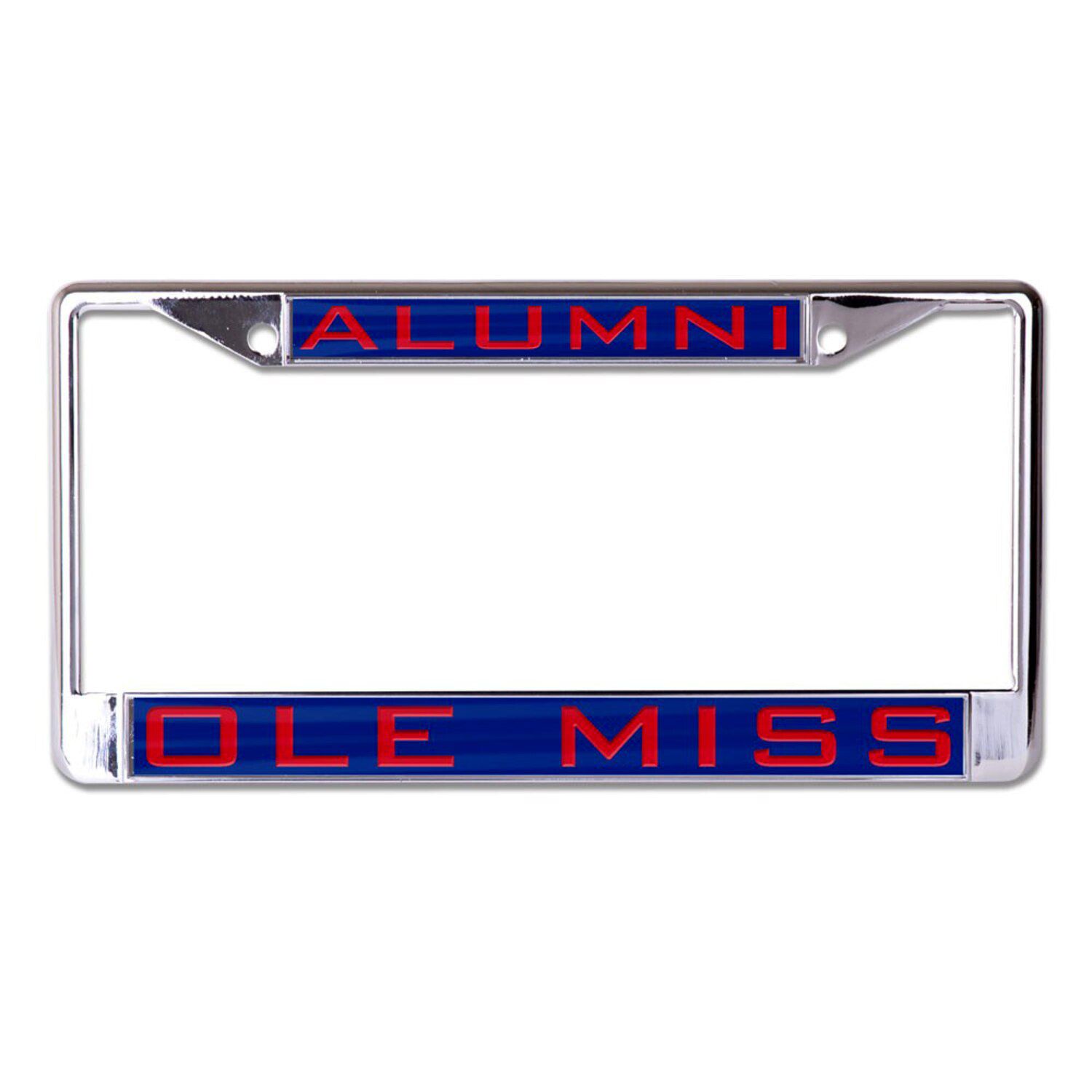 OLE MISS REBELS Col Colonel Reb License Plate White Sealed Football Mississippi