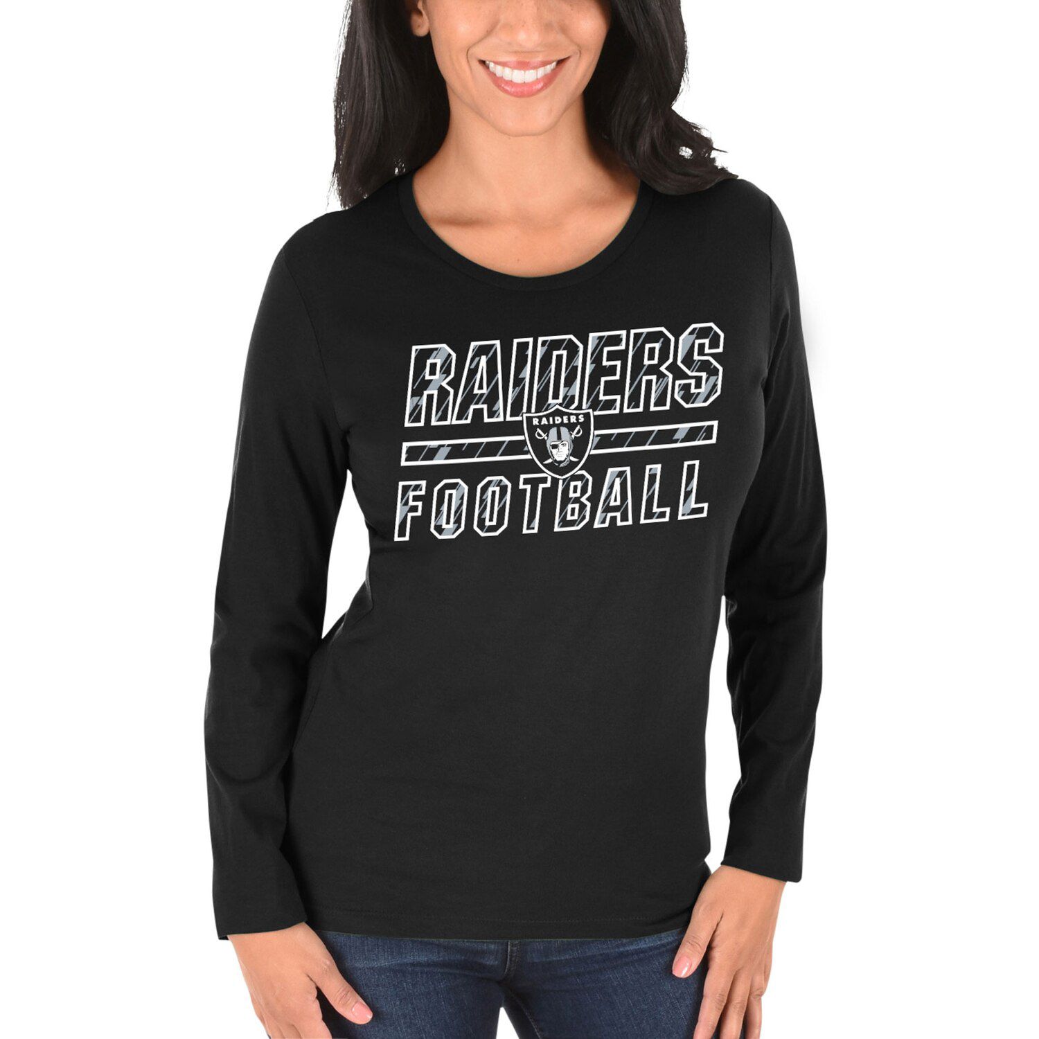 raiders long sleeve women's