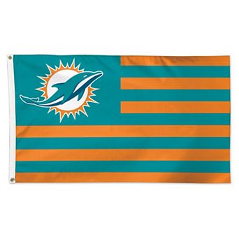 WinCraft Miami Dolphins 3' x 5' Americana Stars & Stripes Deluxe Flag