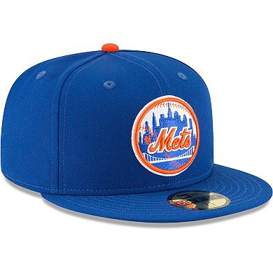 Men's New Era Blue New York Mets Cooperstown Collection Wool 59FIFTY Fitted Hat