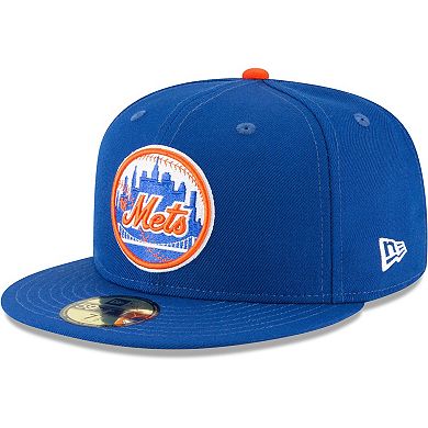 Men's New Era Blue New York Mets Cooperstown Collection Wool 59FIFTY Fitted Hat