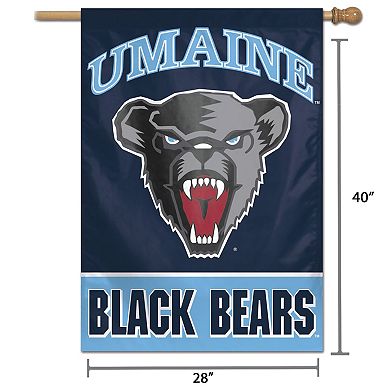 WinCraft Maine Black Bears 28" x 40" Full Name Single-Sided Vertical Banner