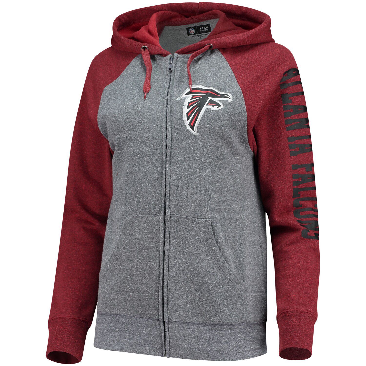 atlanta falcons zip up hoodie