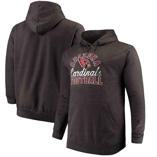 20120 Mens Majestic ARIZONA CARDINALS Pullover Hooded Hoodie SWEATSHIRT  BLACK