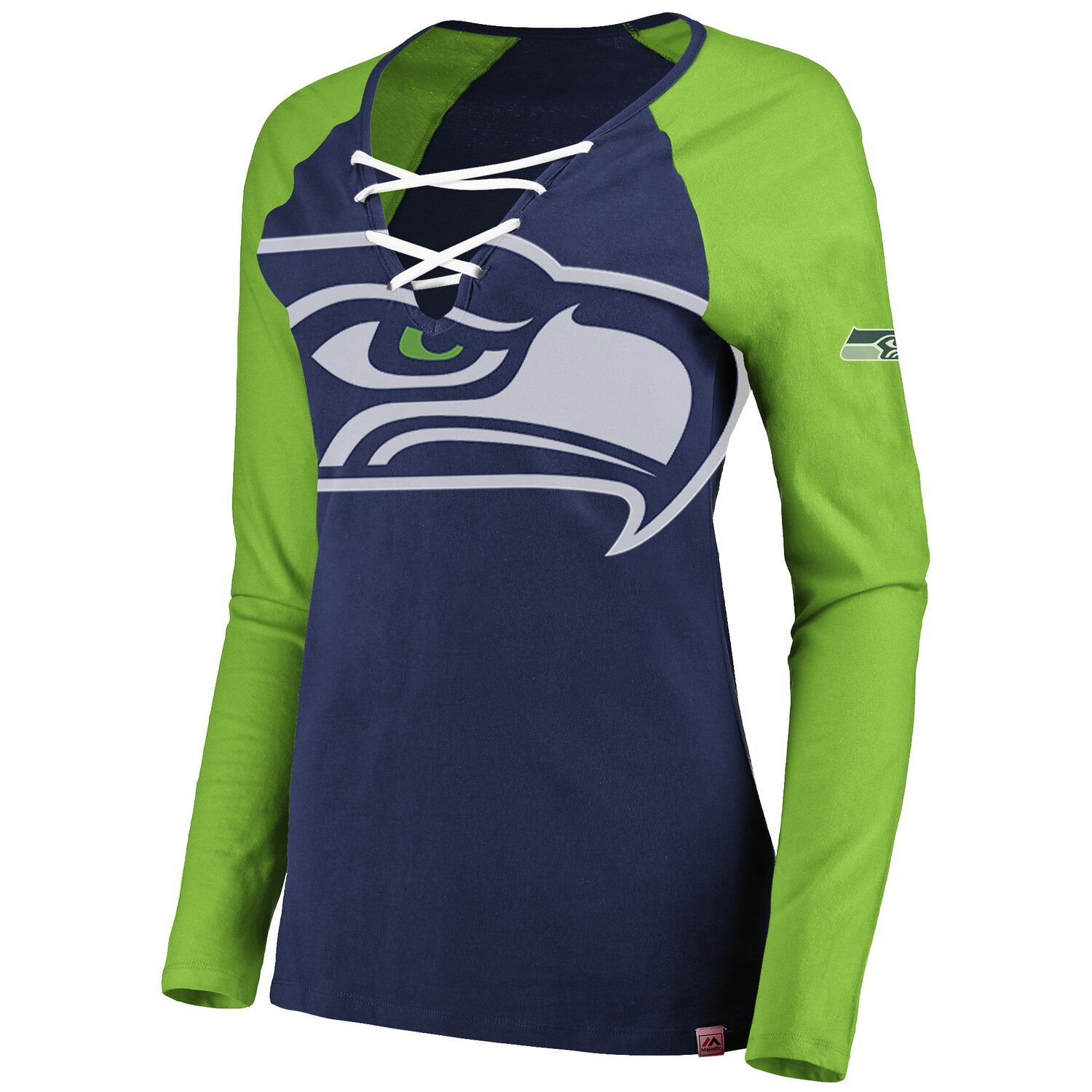 neon green seahawks shirt