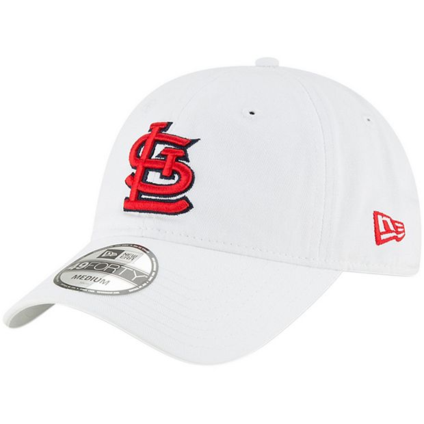 Men's New Era White St. Louis Cardinals Core 49FORTY Fitted Hat