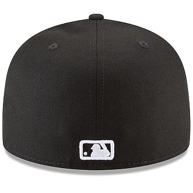 Men's New Era Black Los Angeles Angels 59FIFTY Fitted Hat