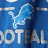 Girls Youth 5th & Ocean by New Era Blue Detroit Lions Baby Jersey Romper