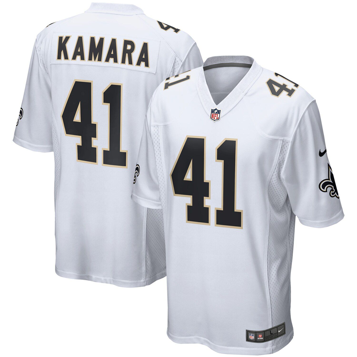 Alvin Kamara White New Orleans Saints 
