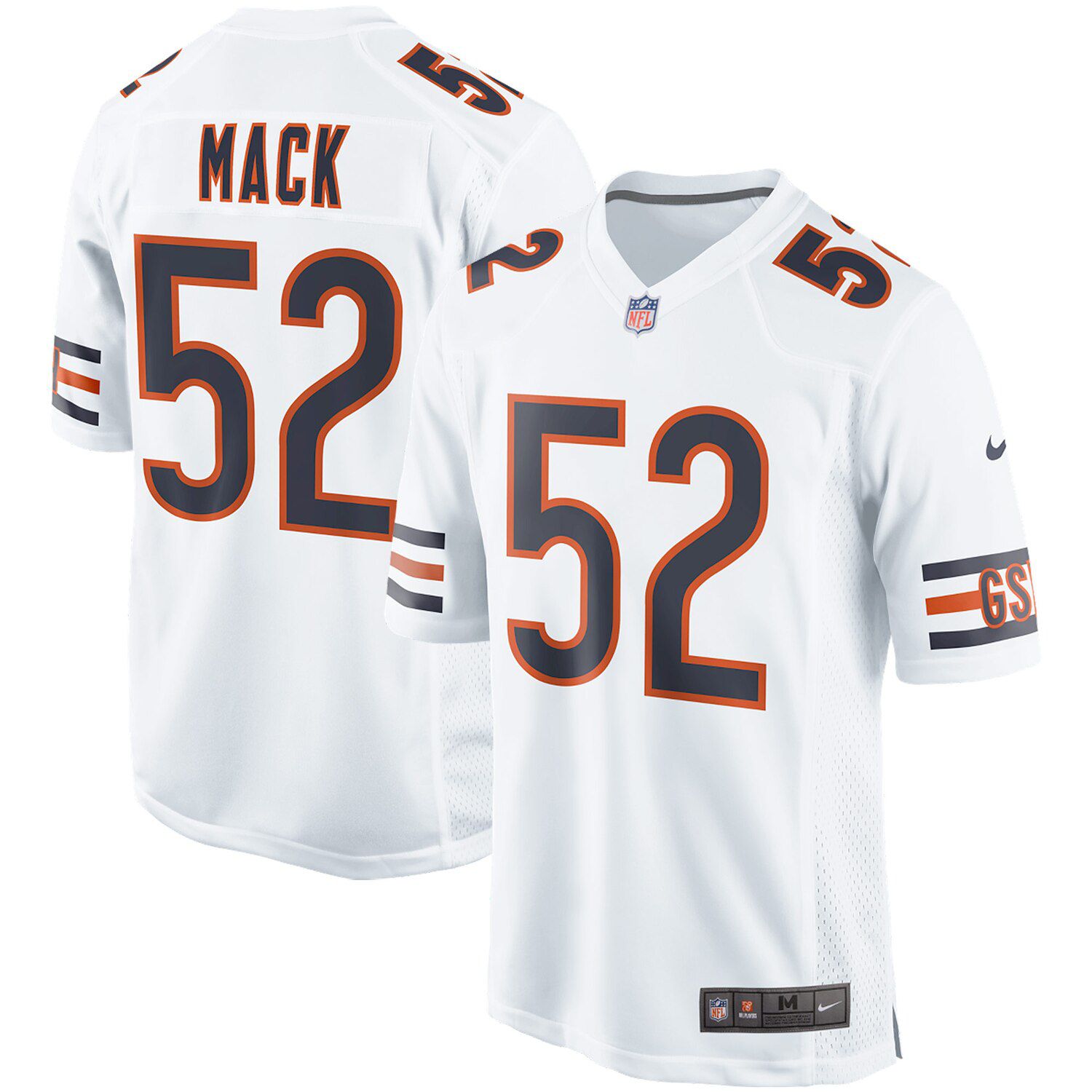 Nike Khalil Mack White Chicago Bears 