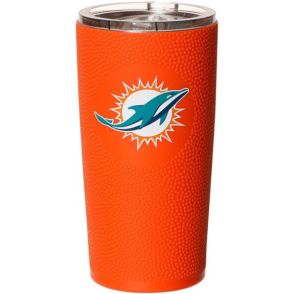 Miami Dolphins 20oz. Stainless Steel with 3D Silicone Tumbler