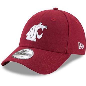 Men's New Era Crimson Washington State Cougars The League 9FORTY Adjustable Hat