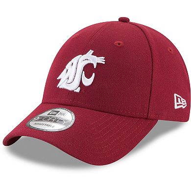 Men's New Era Crimson Washington State Cougars The League 9FORTY Adjustable Hat