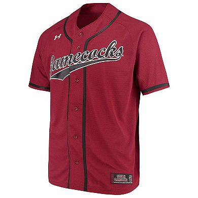 Men's Under Armour Garnet South Carolina Gamecocks Performance Replica Baseball Jersey
