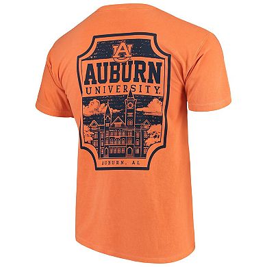 Men's Orange Auburn Tigers Comfort Colors Campus Icon T-Shirt