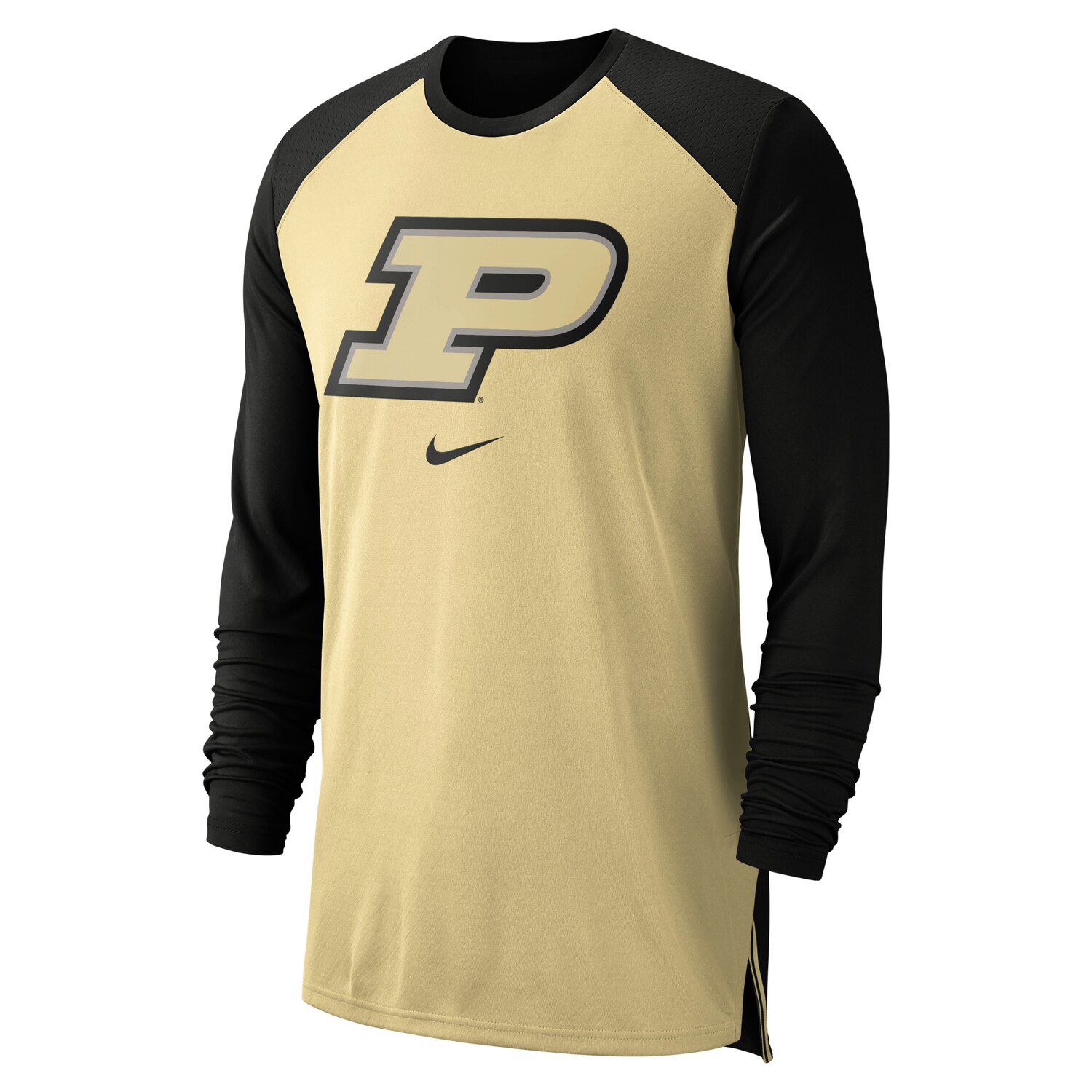 black and gold nike long sleeve shirt