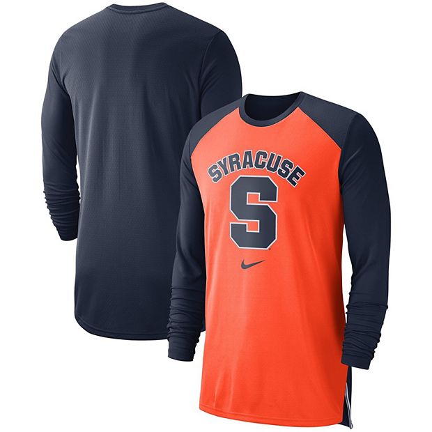 NWT men's L/large nike syracuse orange LS basketball elite shooters on  court shirt/top