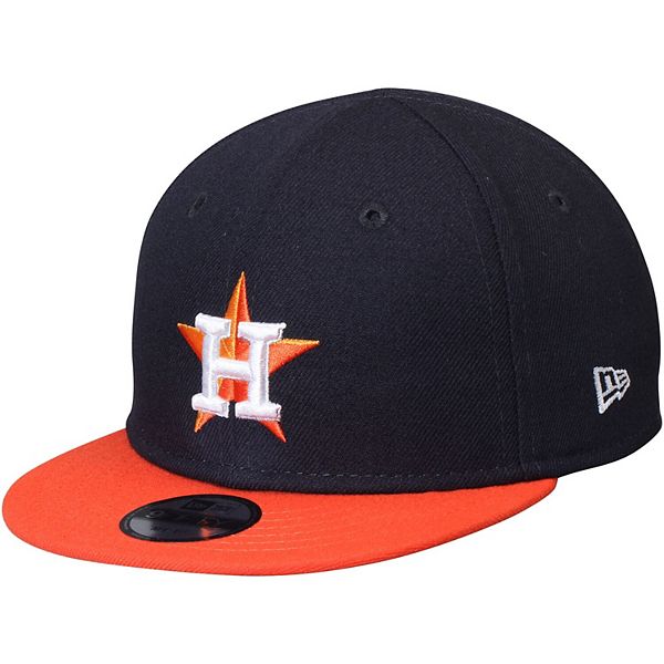 Infant New Era Navy/Orange Houston Astros My First 9FIFTY Adjustable Hat
