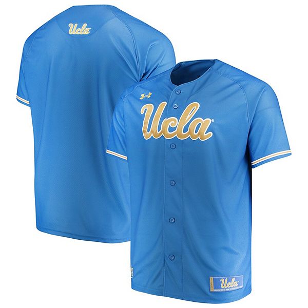 Men's Under Armour Blue UCLA Bruins Performance Replica Baseball Jersey