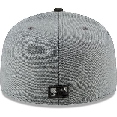 Men's New Era Gray/Black New York Yankees Two-Tone 59FIFTY Fitted Hat