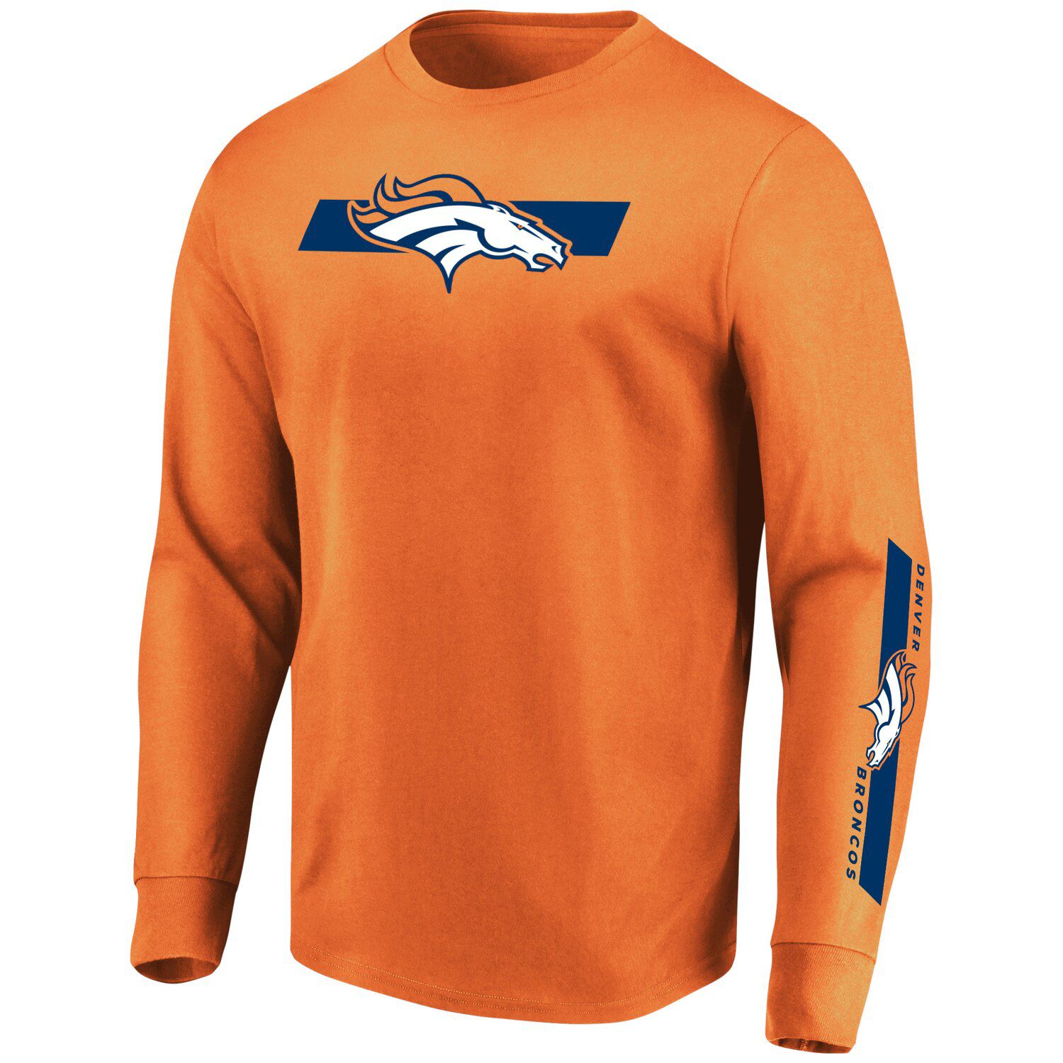 denver broncos men's long sleeve shirt