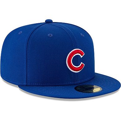 Men's New Era Royal Chicago Cubs 2016 World Series Wool 59FIFTY Fitted Hat