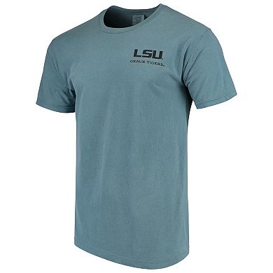 Men's Blue LSU Tigers State Scenery Comfort Colors T-Shirt