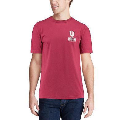 Men's Crimson Indiana Hoosiers Comfort Colors Campus Icon T-Shirt