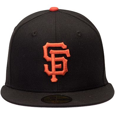 Men's New Era Black San Francisco Giants 2002 World Series Wool 59FIFTY Fitted Hat