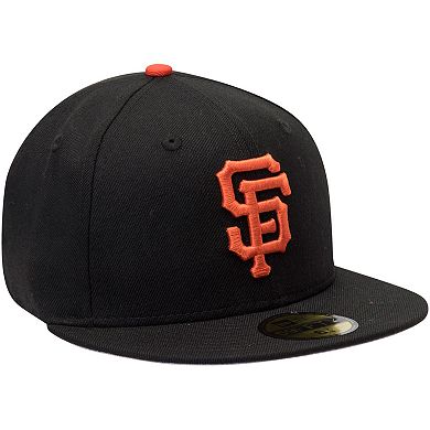 Men's New Era Black San Francisco Giants 2002 World Series Wool 59FIFTY Fitted Hat