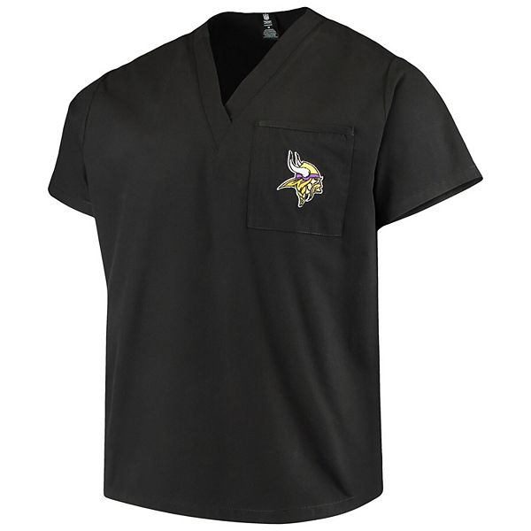 Minnesota Vikings Concepts Sport Scrub Top - Black