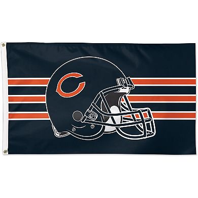 WinCraft Chicago Bears Single-Sided 3' x 5' Deluxe Helmet Flag