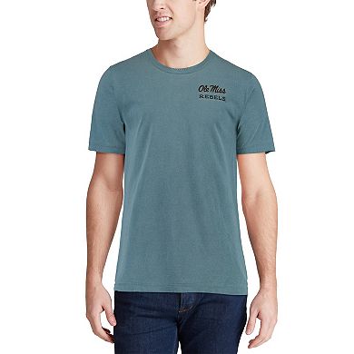 Men's Blue Ole Miss Rebels State Scenery Comfort Colors T-Shirt