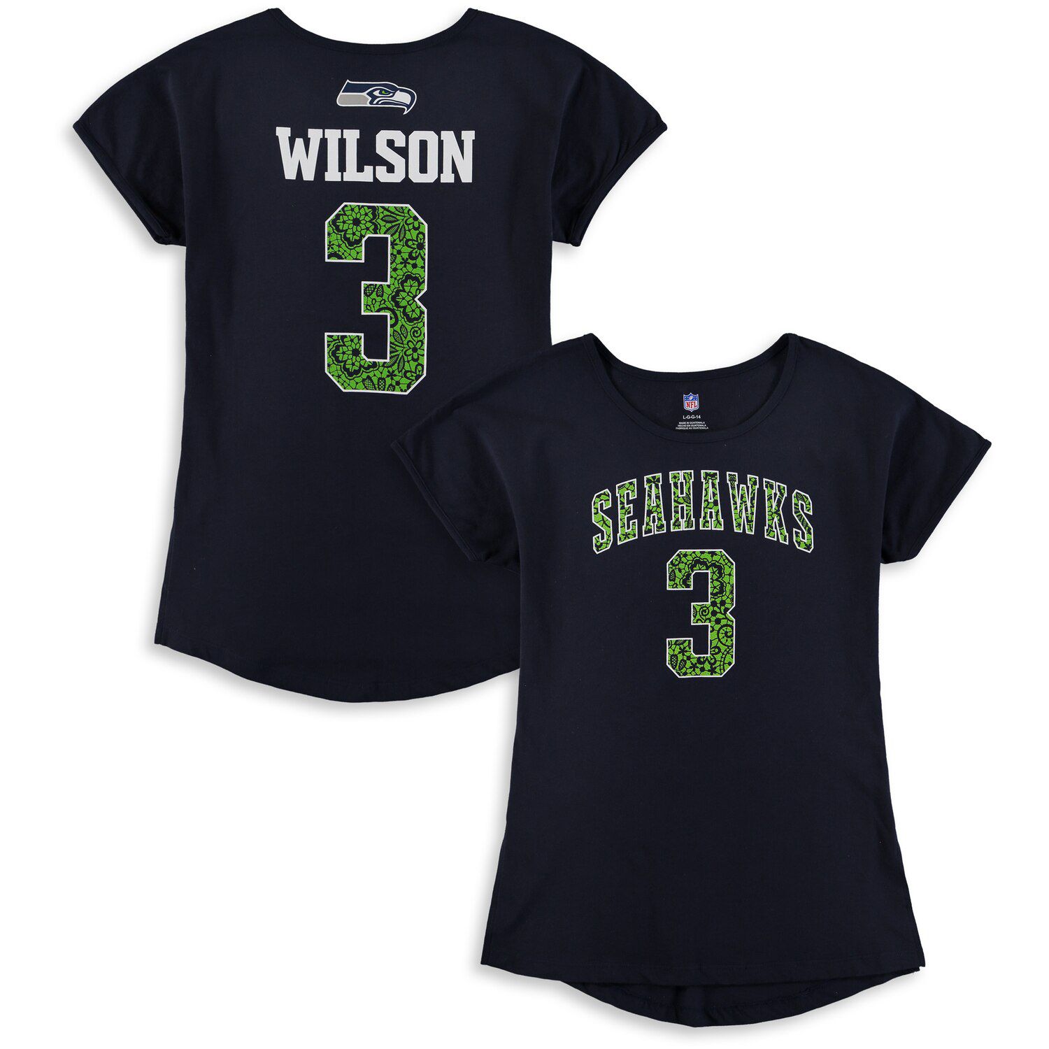 russell wilson girls jersey
