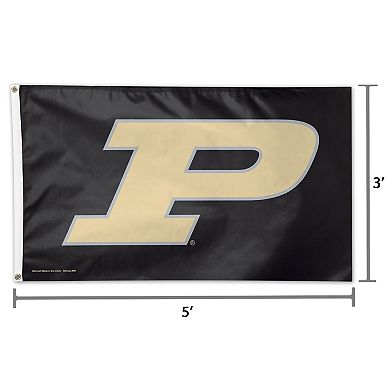WinCraft Purdue Boilermakers 3' x 5' Deluxe Single-Sided Flag