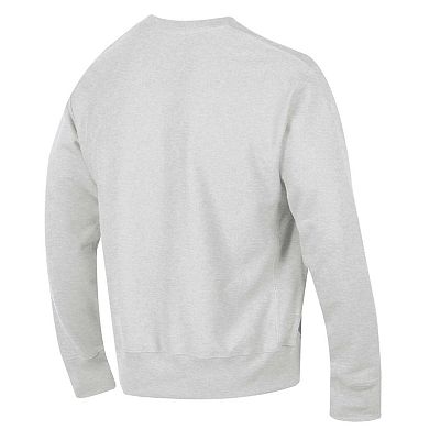 Men's Champion Gray Alabama Crimson Tide Arch Over Logo Reverse Weave Pullover Sweatshirt
