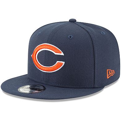 Men's New Era Navy Chicago Bears Basic 9FIFTY Adjustable Snapback Hat
